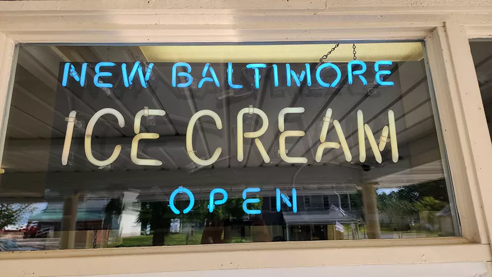 Outside New Baltimore Ice Cream
